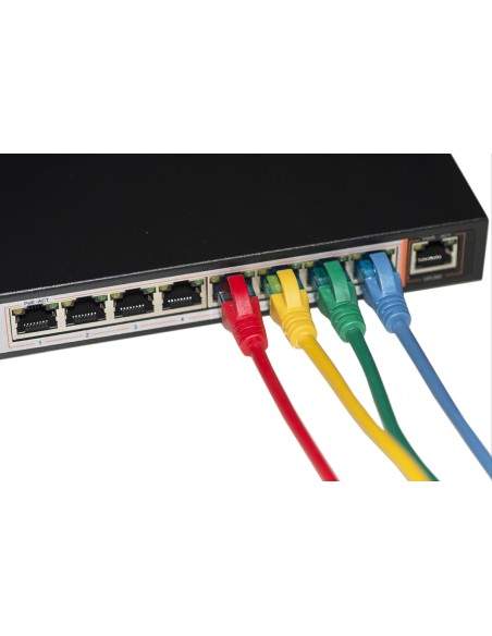 Switch Di Rete 8 Porte Poe + 1 Porta Uplink 10/100