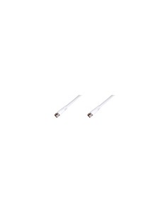 Cavo Antenna Sat Coassiale 75 Ohm Connettori Tipo F Maschio/Maschio Schermato 64 X 0.12 Mt.10 2