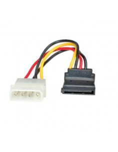 Cavo Adattatore Alimentazione Sata 15 Poli A 90 Gradi - 4 Pin Molex Cm. 15