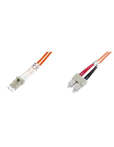 Cavo Fibra Ottica Lc A Sc Multimode Duplex 50/125 Mt.3