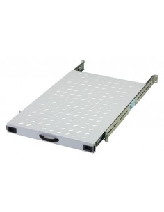 Ripiano Per Armadio Estraibile Su Binari Telescopici 1 Unita' Profondita' 720 Mm. Grigio Ral 7035 Carico 80 Kg. Con Viti (Per Li 2