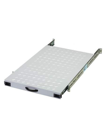 Ripiano Per Armadio Estraibile Su Binari Telescopici 1 Unita' Profondita' 720 Mm. Grigio Ral 7035 Carico 80 Kg. Con Viti (Per Li