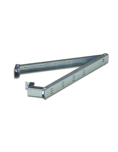 Ripiano Per Armadio Estraibile Su Binari Telescopici 1 Unita' Profondita' 720 Mm. Grigio Ral 7035 Carico 80 Kg. Con Viti (Per Li