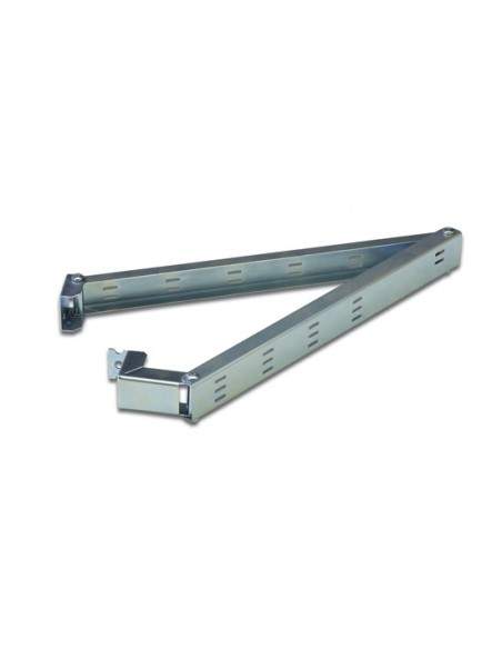 Ripiano Per Armadio Estraibile Su Binari Telescopici 1 Unita' Profondita' 720 Mm. Grigio Ral 7035 Carico 80 Kg. Con Viti (Per Li