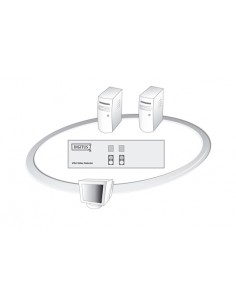 Switch Selettore Video Vga 15 Poli Femmina 2 Pc 1 Monitor Con Condivisione Audio 2