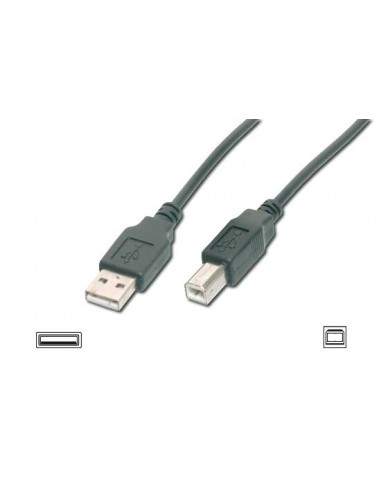 Cavo Usb 2.0 Connettori 1 X A Maschio - 1 X B Maschio Mt. 5 Colore Nero