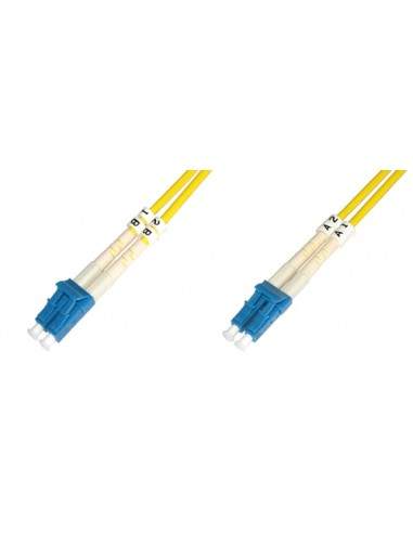 Cavo Fibra Ottica Lc A Lc Monomode Duplex 9/125 Mt.1