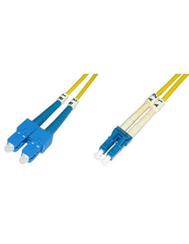 Cavo Fibra Ottica Lc A Sc Monomode Duplex 9/125 Mt.1