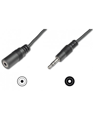 Cavo Stereo 3.5 Mm. Prolunga Scheda Audio Per Cuffie/Casse Maschio/Femmina Mt. 1,50