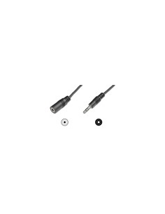 Cavo Stereo 3.5 Mm. Prolunga Scheda Audio Per Cuffie/Casse Maschio/Femmina Mt. 1,50 2