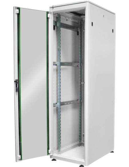 Armadio 42 Unita' Linea Professionale (A)2020 X (L)600 X (P)800 Mm. Colore Grigio Chiaro (Dn-19 42U-6/8)