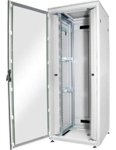 Armadio 42 Unita' Linea Professionale (A)2020 X (L)800 X (P)800 Mm. Colore Grigio Chiaro