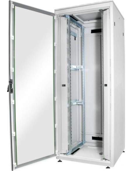 Armadio 42 Unita' Linea Professionale (A)2020 X (L)800 X (P)800 Mm. Colore Grigio Chiaro