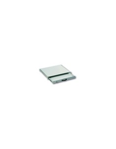 Cassetto Estraibile Con Maniglia E Chiusura A Chiave Per Armadi Rack 19" Misure Mm. 482X45X492 Colore Grigio Chiaro 2