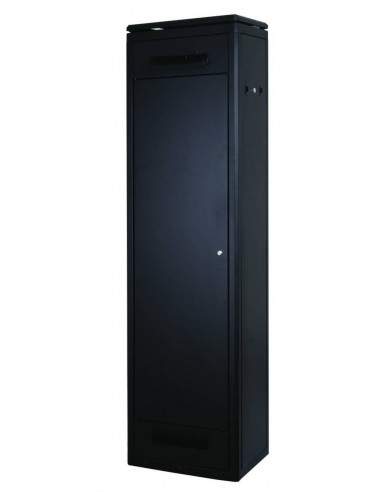 Armadio 26 Unita' Linea Professionale (A)1310 X (L)600) X (P)600 Mm. Colore Nero Ral 9005