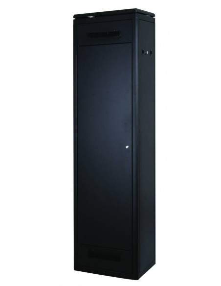 Armadio 26 Unita' Linea Professionale (A)1310 X (L)600) X (P)600 Mm. Colore Nero Ral 9005