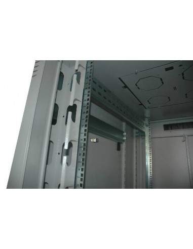 Armadio 42 Unita' Linea Professionale (A)2020 X (L)800 X (P)800 Mm. Colore Nero Ral 9005