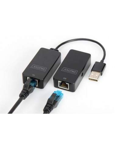 Estensore Di Linea Usb 2.0 Fino A 50 Mt. Tramite Cavo Rete Cat 5E