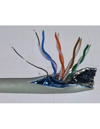 Cavo Solido Schermato F/Utp Per Reti Categoria 5E In Rame Matassa Mt. 305 Cavo Solido Schermato F/Utp Per Reti Categoria 5E In Rame Matassa Mt. 305