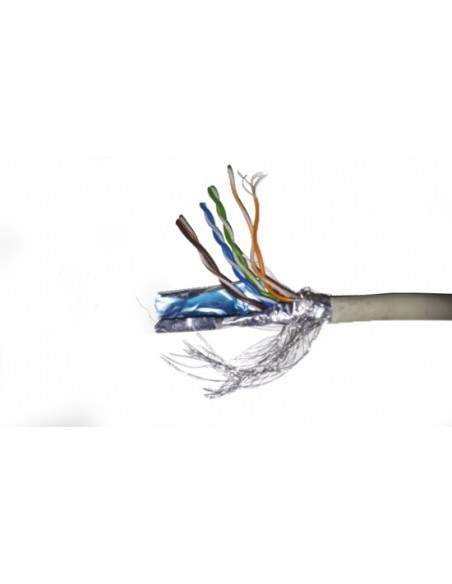 Cavo Flessibile Doppia Schermatura Sf-Utp Per Reti Categoria 5E In Rame Matassa Mt. 305 Cavo Flessibile Doppia Schermatura Sf-Utp Per Reti Categoria 5E In Rame Matassa Mt. 305
