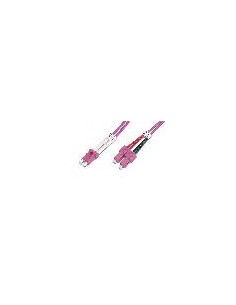 Cavo Fibra Ottica Lc A Sc Multimode Duplex 50/125 Mt.1 Om4 2