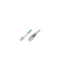 Cavo Fibra Ottica Lc A Sc Multimode Duplex 50/125 Mt.10 Om3 2