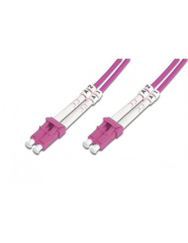 Cavo Fibra Ottica Lc A Lc Multimode Duplex 50/125 Mt.1 Om4