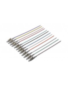 Set 12 Cavi Pigtail Fibra Ottica Colorati Connettori Lc Om2 50/125 Simplex