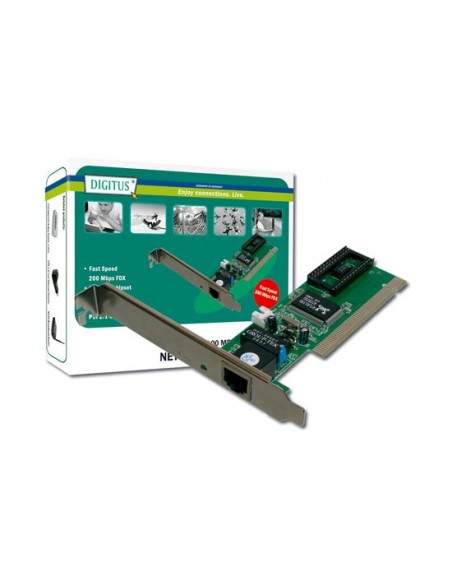 Scheda Aggiuntiva Di Rete Pci 10/100 Rj45 Funzione Wol (Wake On Lan) Scheda Aggiuntiva Di Rete Pci 10/100 Rj45 Funzione Wol (Wake On Lan)