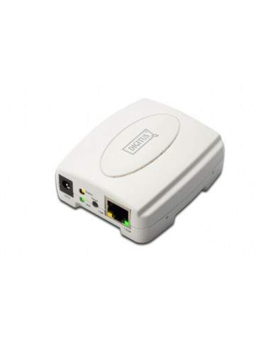 Print Server Usb 1 Porta - Connettore Rj45 Femmina E Usb "A" Femmina