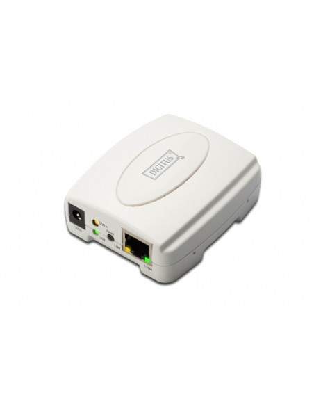 Print Server Usb 1 Porta - Connettore Rj45 Femmina E Usb "A" Femmina