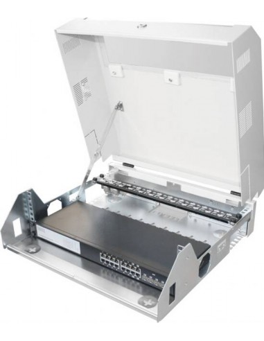 Armadio 5 Unita' Da Muro 19" Slim Line Colore Grigio Chiaro (A)14 X (L) 50 X (P)48 Cm.