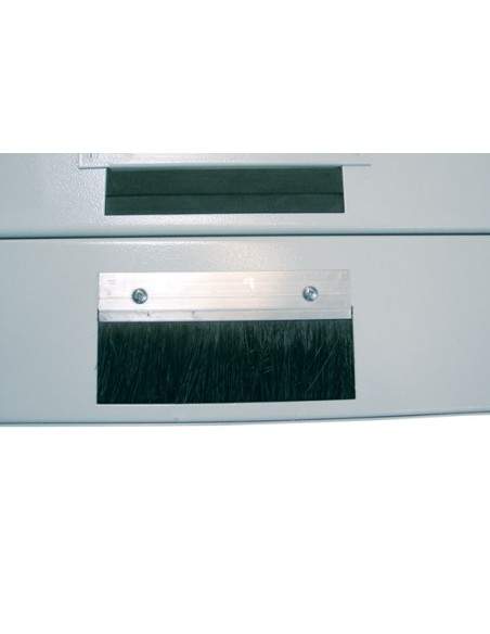 Armadio 7 Unita' Da Muro Linea Soho (A)402 X (L)600 X (P)610 Mm. Con Doppia Sezione Colore Grigio Chiaro Ral7035