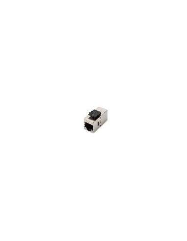 Adattatore Passante 2X8 Poli Rj45 Schermato Cat.5E Con Ganci Per Pannelli