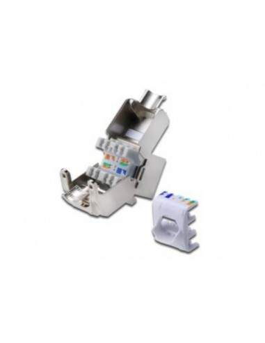Inserto Jack Schermato Rj45 Cat 6A Toolfree