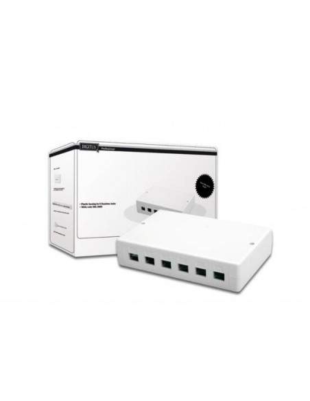 Box 6 Porte Per Connettori Jack Di Rete Esterno