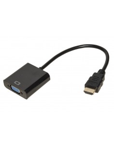 Adattatore Hdmi Tipo A Maschio A Vga Femmina Con Audio 2