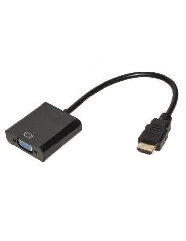 Adattatore Hdmi Tipo A Maschio A Vga Femmina Con Audio