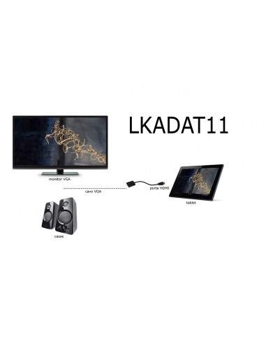 Adattatore Mini Hdmi Tipo C - Vga Femmina + Audio