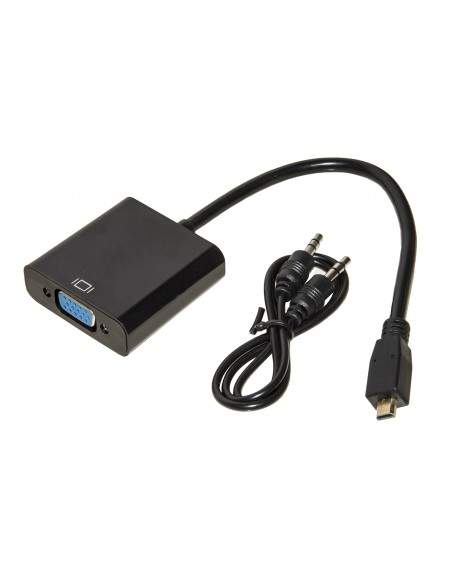 Adattatore Micro Hdmi Tipo D - Vga Femmina + Audio