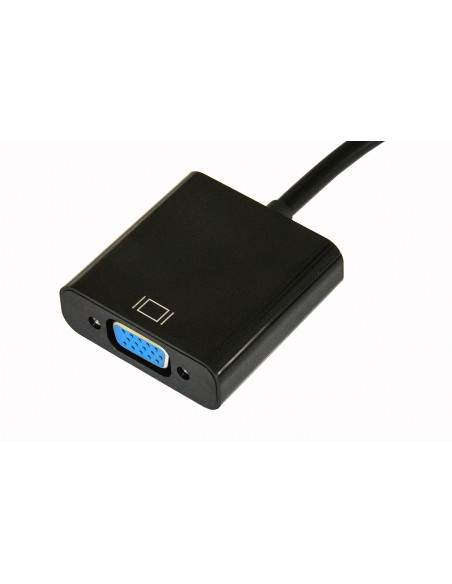 Adattatore Hdmi Maschio A Vga Femmina Con Audio 3,5 Mm E Alimentazione Usb