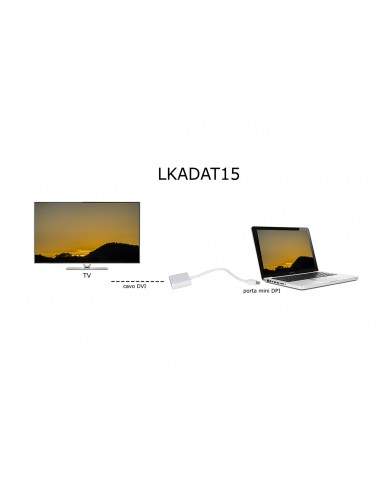 Adattatore Mini Displayport Maschio A Dvi-I Femmina 24+5