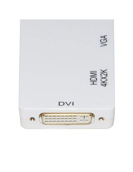 Adattatore Mini Displayport Maschio 1.2 A Dvi+Hdmi 4Kx2K+Vga Femmina