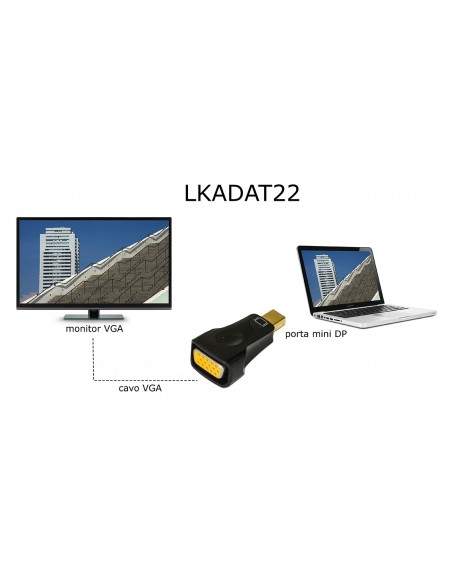 Adattatore Mini Displayport Maschio - Vga Femmina