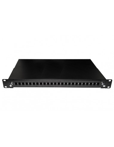 Cassetto Fibra Ottica 24 Porte Per Adattatori Lc Duplex 1 Unitaâ’ Per Installazione 19" Nero Cassetto Fibra Ottica 24 Porte Per Adattatori Lc Duplex 1 Unitaâ’ Per Installazione 19" Nero