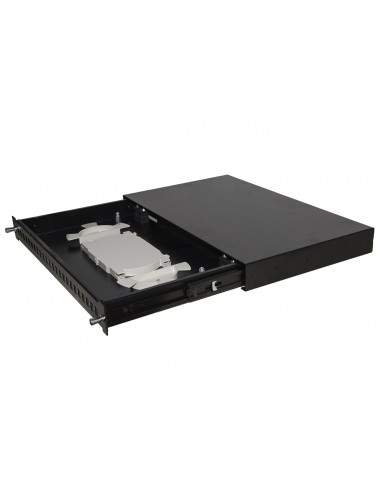 Cassetto Fibra Ottica 24 Porte Per Adattatori Lc Duplex 1 Unitaâ’ Per Installazione 19" Nero Cassetto Fibra Ottica 24 Porte Per Adattatori Lc Duplex 1 Unitaâ’ Per Installazione 19" Nero