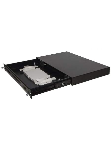 Cassetto Fibra Ottica 24 Porte Per Adattatori Lc Duplex 1 Unitaâ’ Per Installazione 19" Nero Cassetto Fibra Ottica 24 Porte Per Adattatori Lc Duplex 1 Unitaâ’ Per Installazione 19" Nero