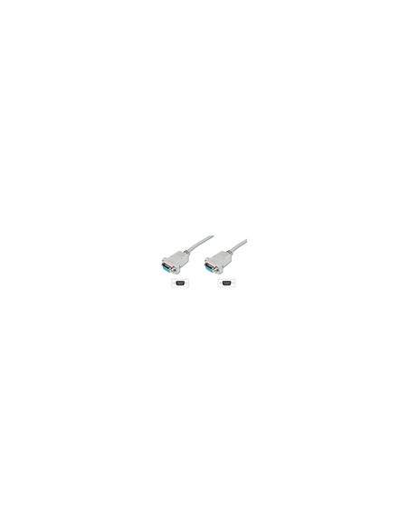 Cavo Null Modem Computer Seriale Rs232 Crossover (Incrociato) 9 Poli Femmina/Femmina Mt.2