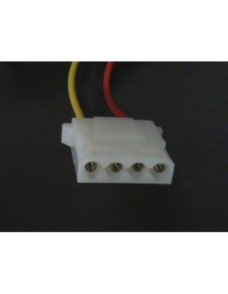 Cavetto Convertitore Alimentazione Interno 2 Pin 4 (5.25") Poli Maschio/Femmina A Tachimetrica 3 Poli Maschio