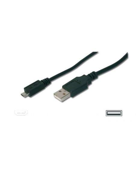 Cavo Di Connessione Usb - Micro Usb "B" - Lunghezza Mt. 1,8 Non Schermato